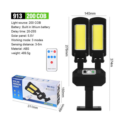 Outdoor Wireless Motion Sensor Solar Lamp