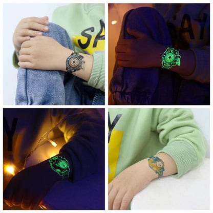 Glowing Temporary Tattoo Watch Skin