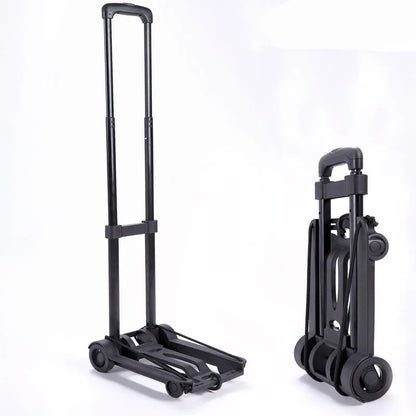 Compact Folding Hand Cart with Adjustable Handle