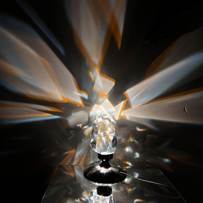 Elegant Glass Gem Table Lamp