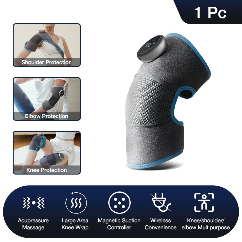 Warm Electric Knee Heat Massage Pad - Fesara