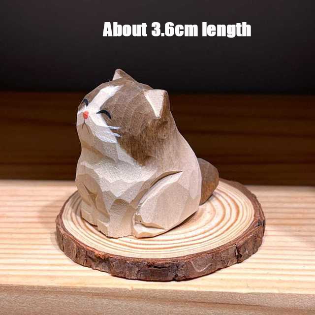 Adorable Handcrafted Wood Animal Figurines