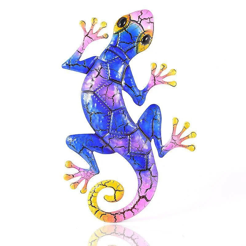 Vibrant Metal Animal Wall Art - Fesara