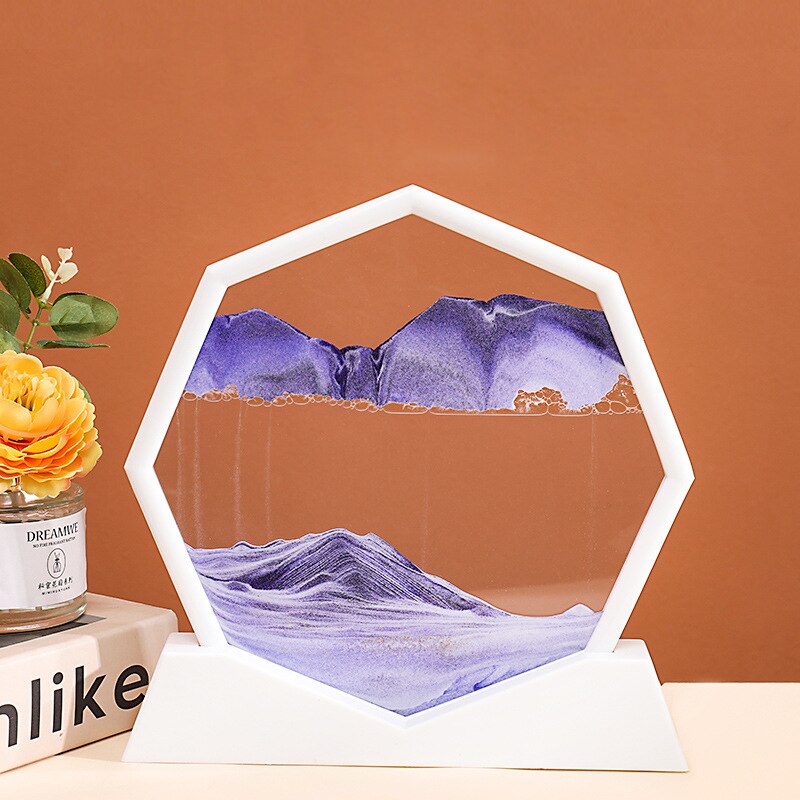 Oceanic Wave Hexagon Sand Table Decor