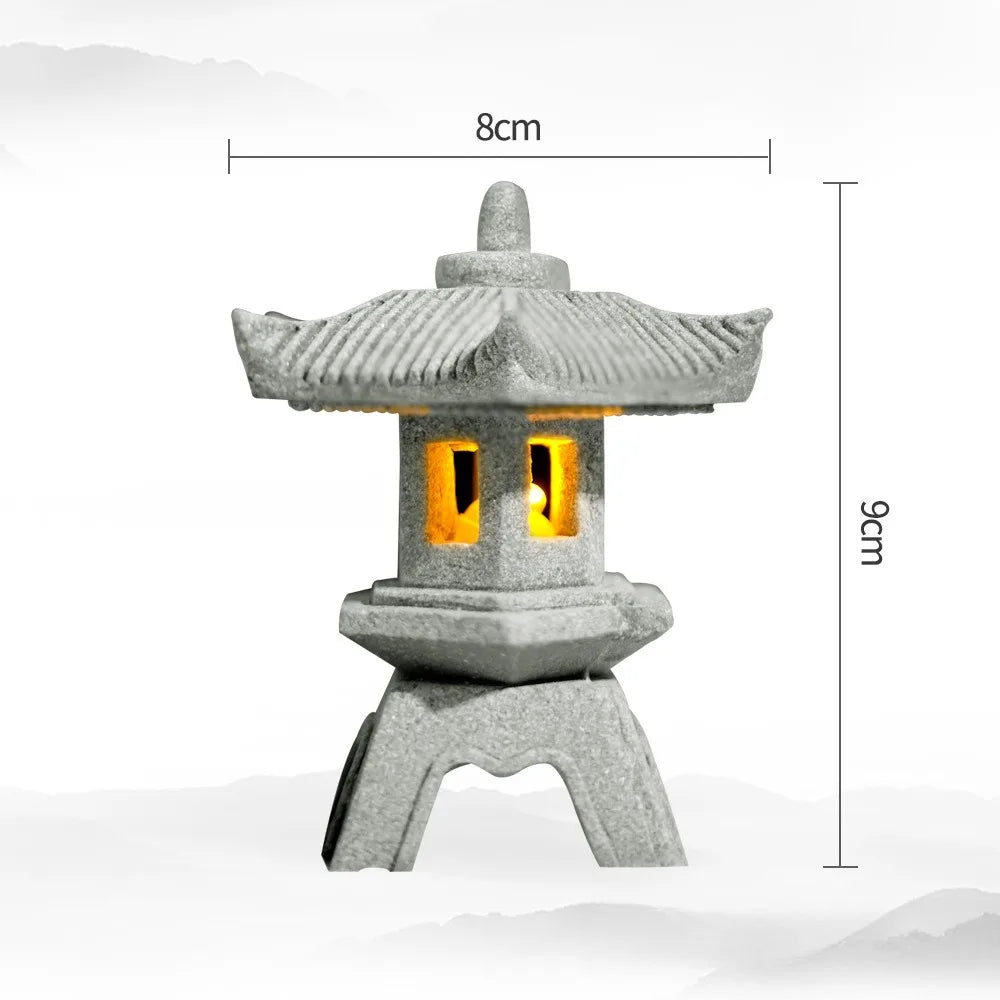 Natural Stone Mini Pagoda Garden Ornament