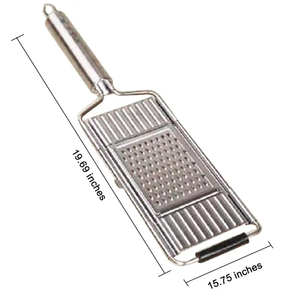 Easy Grip Stainless Steel 3-in-1 Veg Chopper Grater