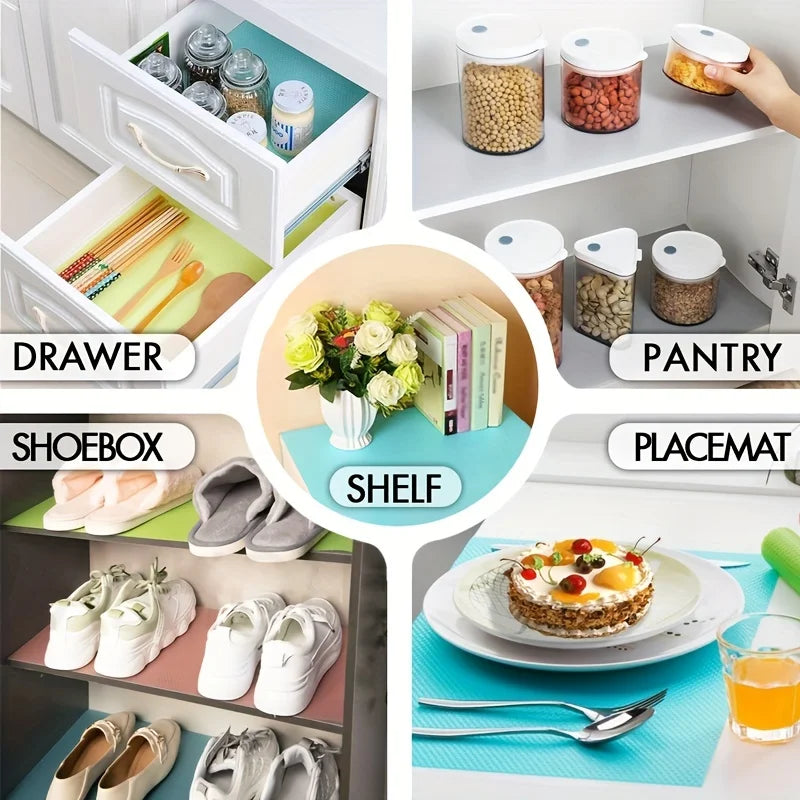 FridgeGuard 4-Piece Fridge Liner Set, Waterproof and Mold Resistant