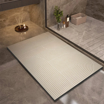 Soft Grip Quick Dry Bathroom Mat Non Slip Shower Rug