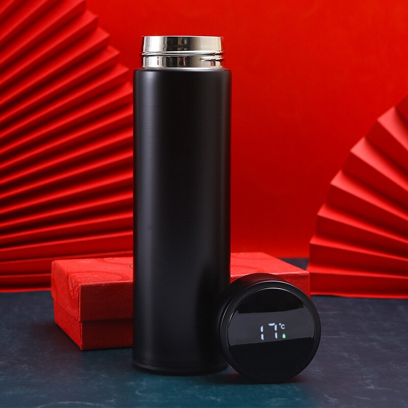 Insulated Smart Coffee Mug with LED Temperature Display