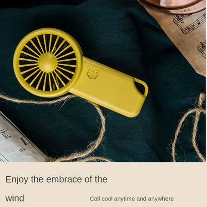 Compact Rechargeable Handheld Fan with 3 Speeds