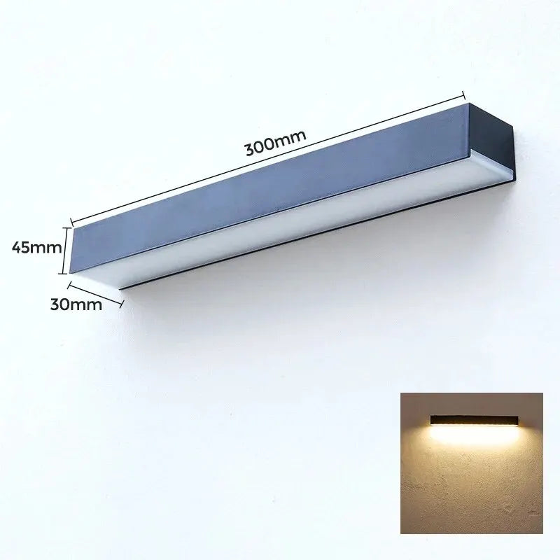 Outdoor Solar Powered Wall Lamp 16 LEDs Waterproof - Fesara