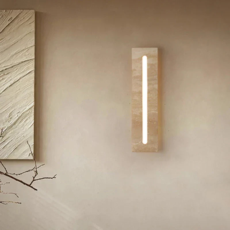 Calming Rustic Wooden Wall Light