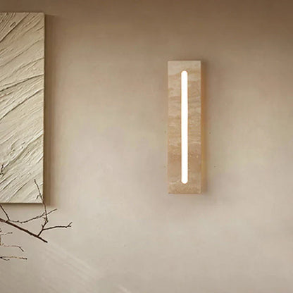Calming Rustic Wooden Wall Light