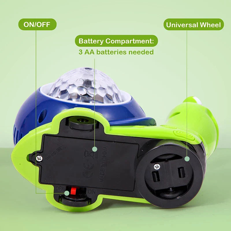 Fun Musical Snail Toy with Lights