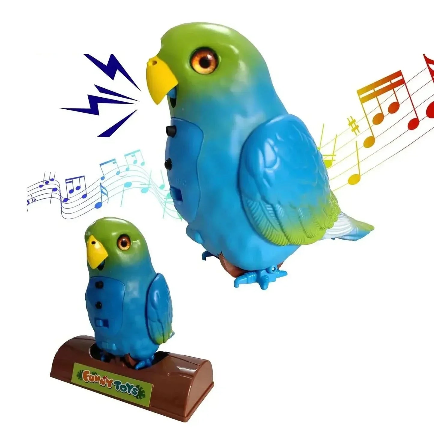 Fun Talking Parrot Toy for Kids and Adults
