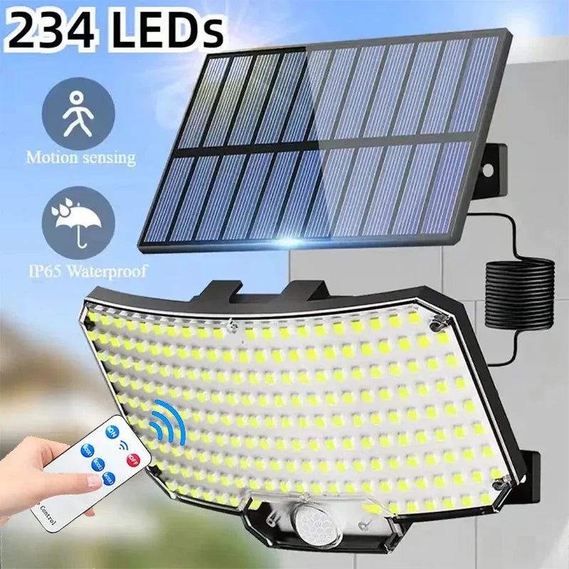 Wireless Solar Powered Motion Sensor Spotlight