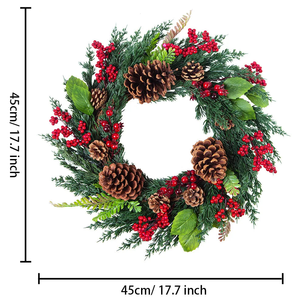 Fesara | Festive Holiday Red Wreath