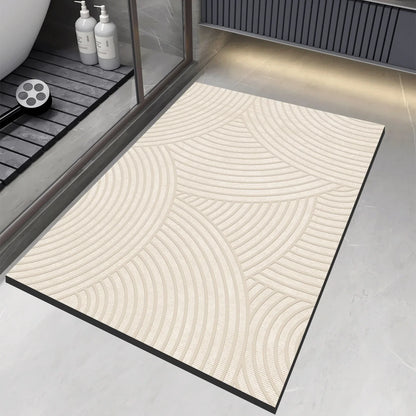 Soft Grip Quick Dry Bathroom Mat Non Slip Shower Rug - Fesara