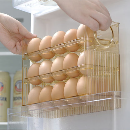 Space Saving Foldable Egg Holder Rack