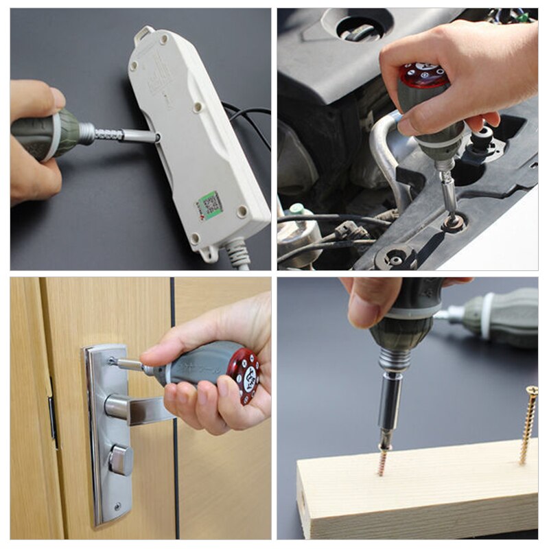 Compact Magnetic Multibit Screwdriver Kit