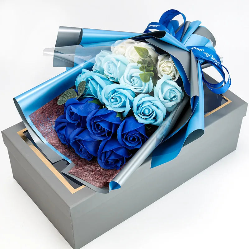 Lovely Rose Petal Soap Gift Set for Her