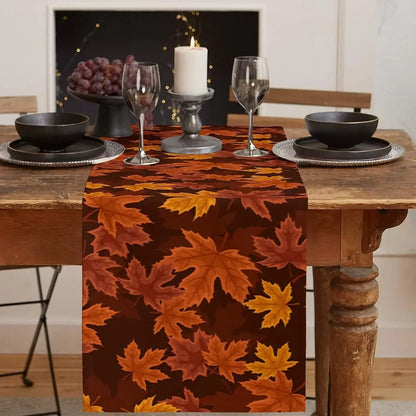 Natural Linen Fall Table Runner