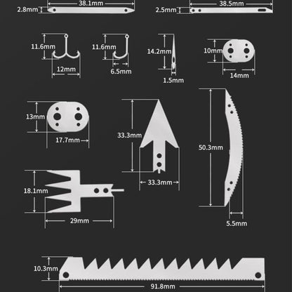 Ultimate 22in1 Multi Tool Pocket Knife Set
