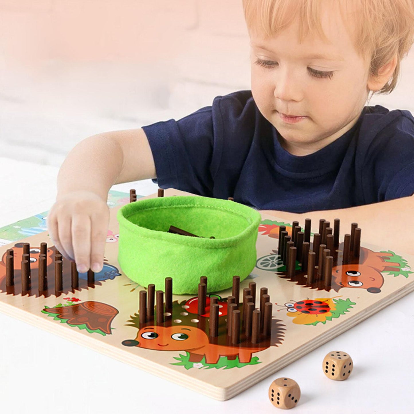 Kids Friendly Hedgehog Board Game Set
