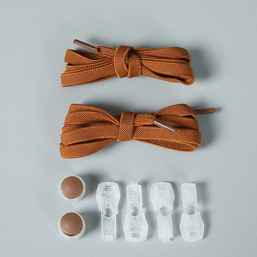 Easy Fit No Tie Elastic Shoe Laces Lock