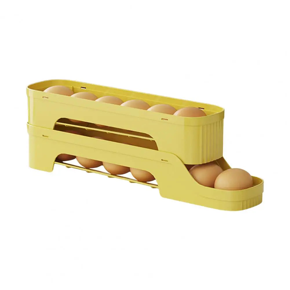 Compact 4-Tier Clear Egg Storage Container