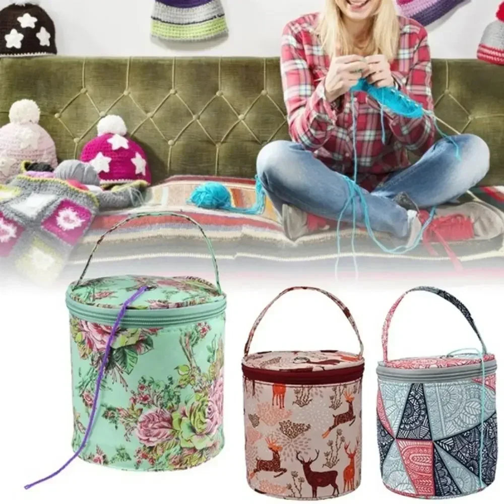 Practical Knitting Yarn Storage Bag