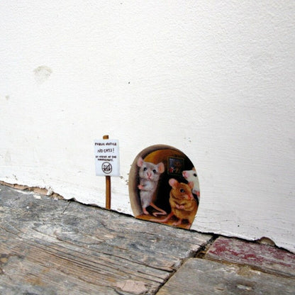 Funny Cartoon Mouse Wall Decals