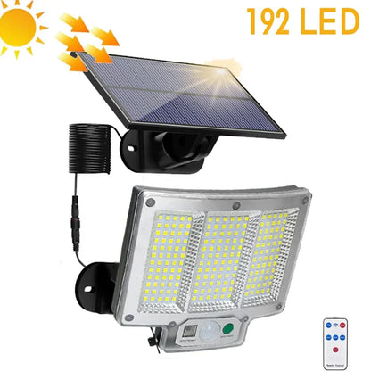Bright Outdoor Solar Motion Light with Remote Control