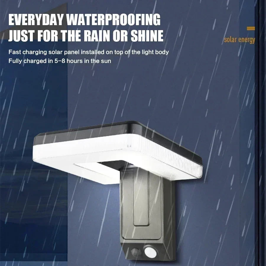 Outdoor Solar Wall Lamp with Motion Sensor