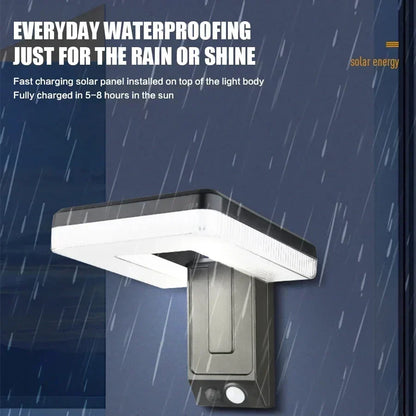 Outdoor Solar Wall Lamp with Motion Sensor