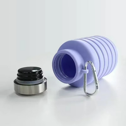 Compact Foldable Silicone Water Bottle