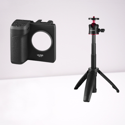 Compact LED Phone Gimbal Stabilizer Mount