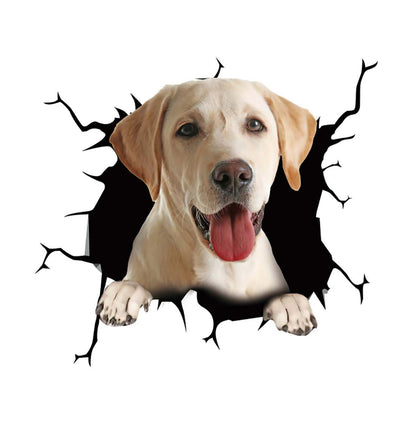 Fun 3D Dog Car Scratch Remover Sticker