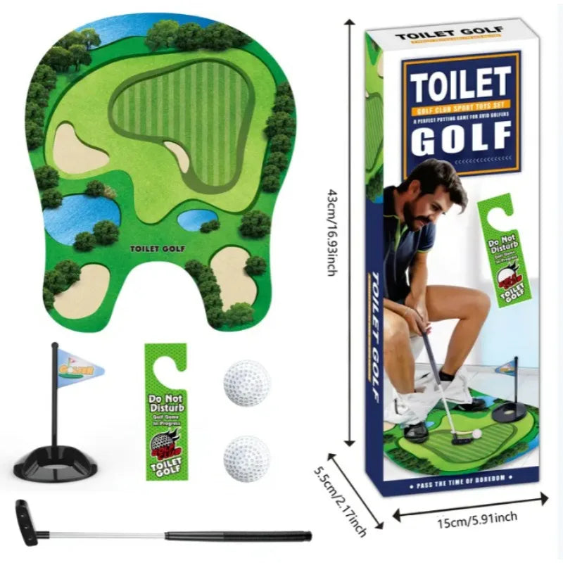 Funny Bathroom Golf Kit for Men