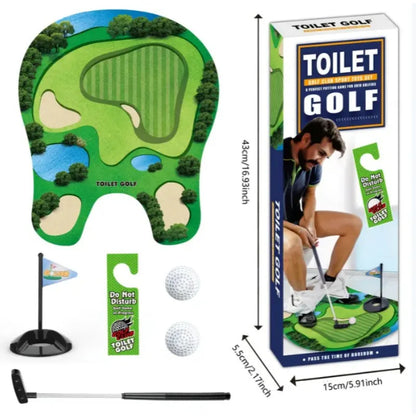 Funny Bathroom Golf Kit for Men