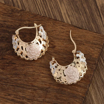 Delicate Flower Drop Earrings
