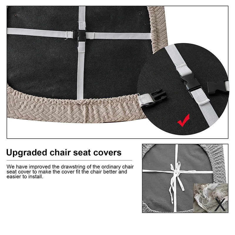 Waterproof Dining Chair Covers | Elastic & Washable