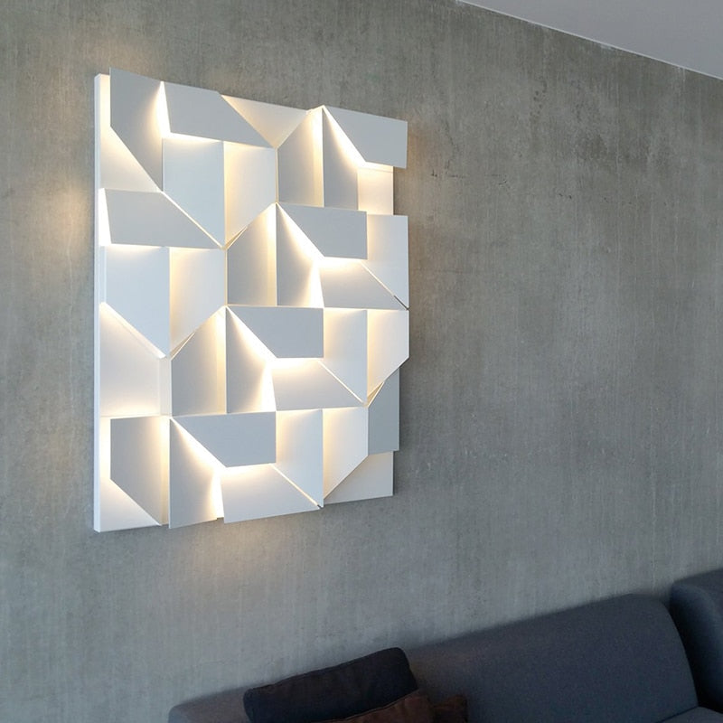 Modern 3D Wall Light with Amazing Visual Effects