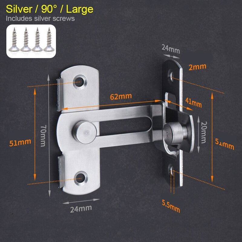 Easy Slide Closet Cabinet Lock