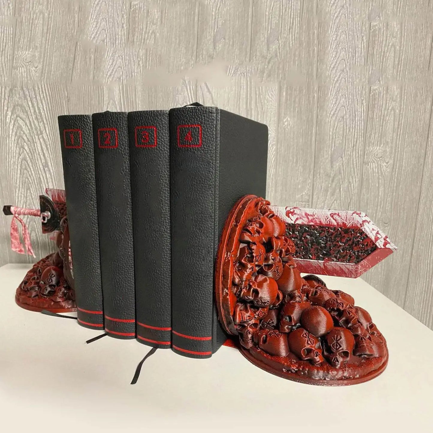 Strong Dragon Bookends Resin Desk Decor