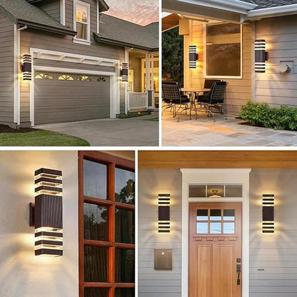 Outdoor LED Wall Light with Up Down Effect IP65 Waterproof
