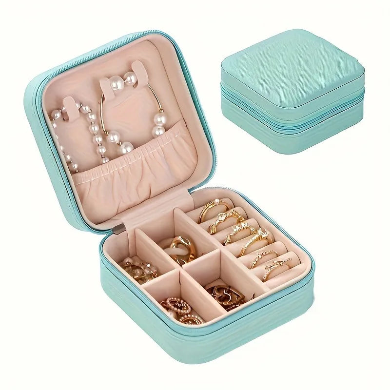 Portable Jewelry Travel Box Case
