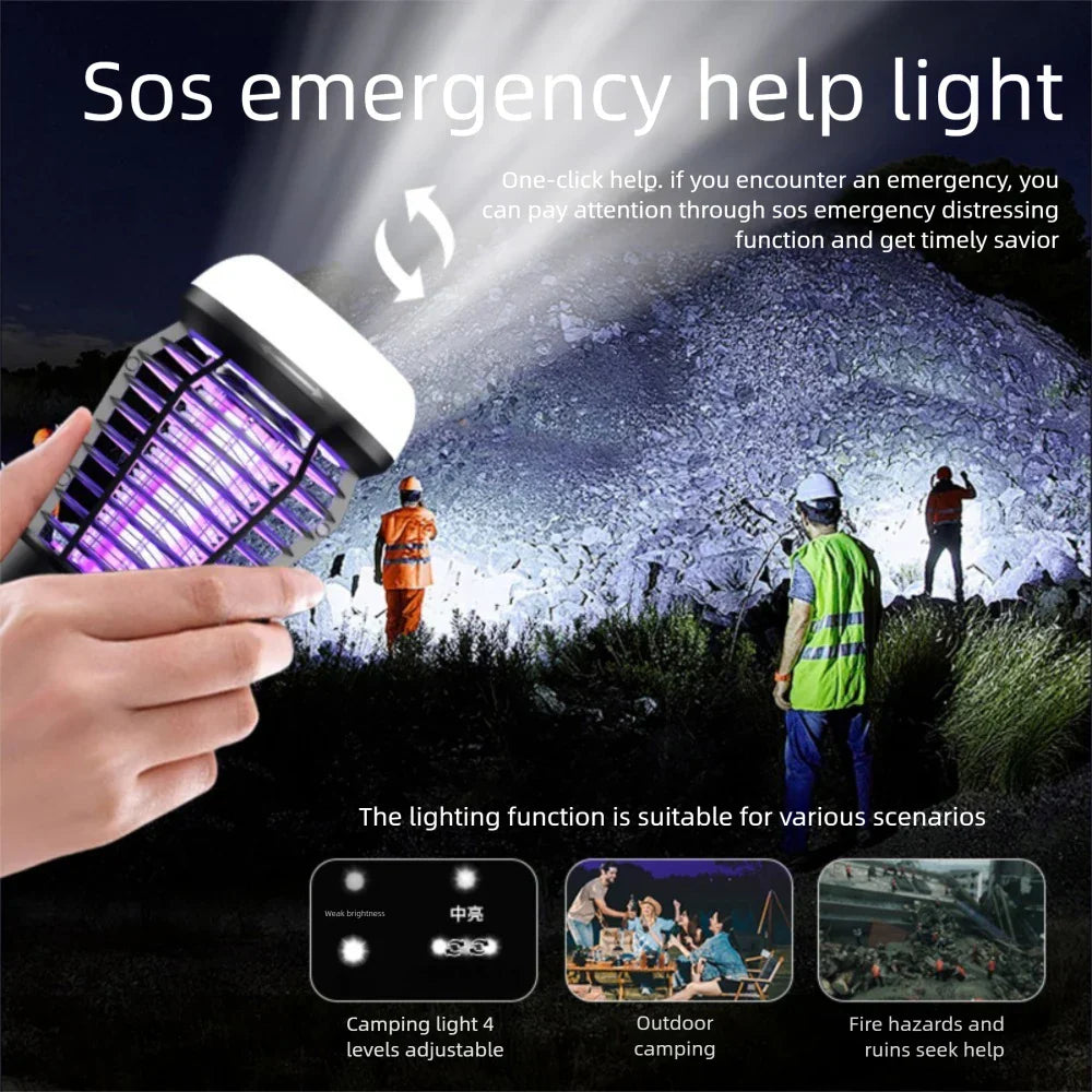 Portable Outdoor Bug Zapper Camping Lamp