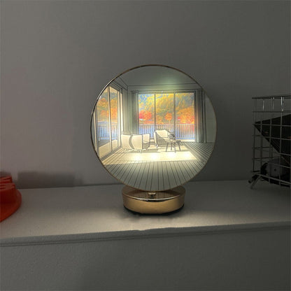 Unique Hand Painted Globe Table Lamp