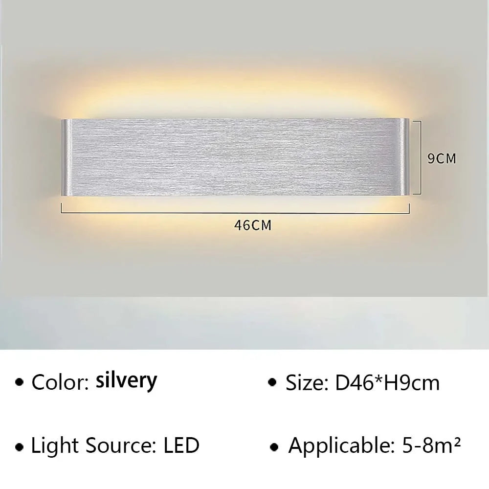Contemporary LED Wall Light | Soft White Glow for Home